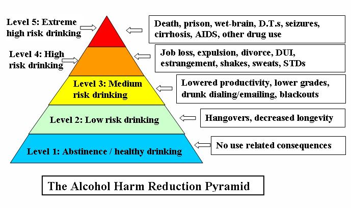 Alcohol Harm Reduction Pyramid